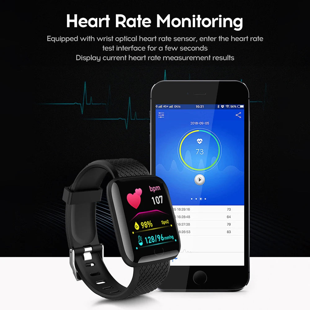 ⌚ Smart Watch 116Plus – Fitness & Health Tracker