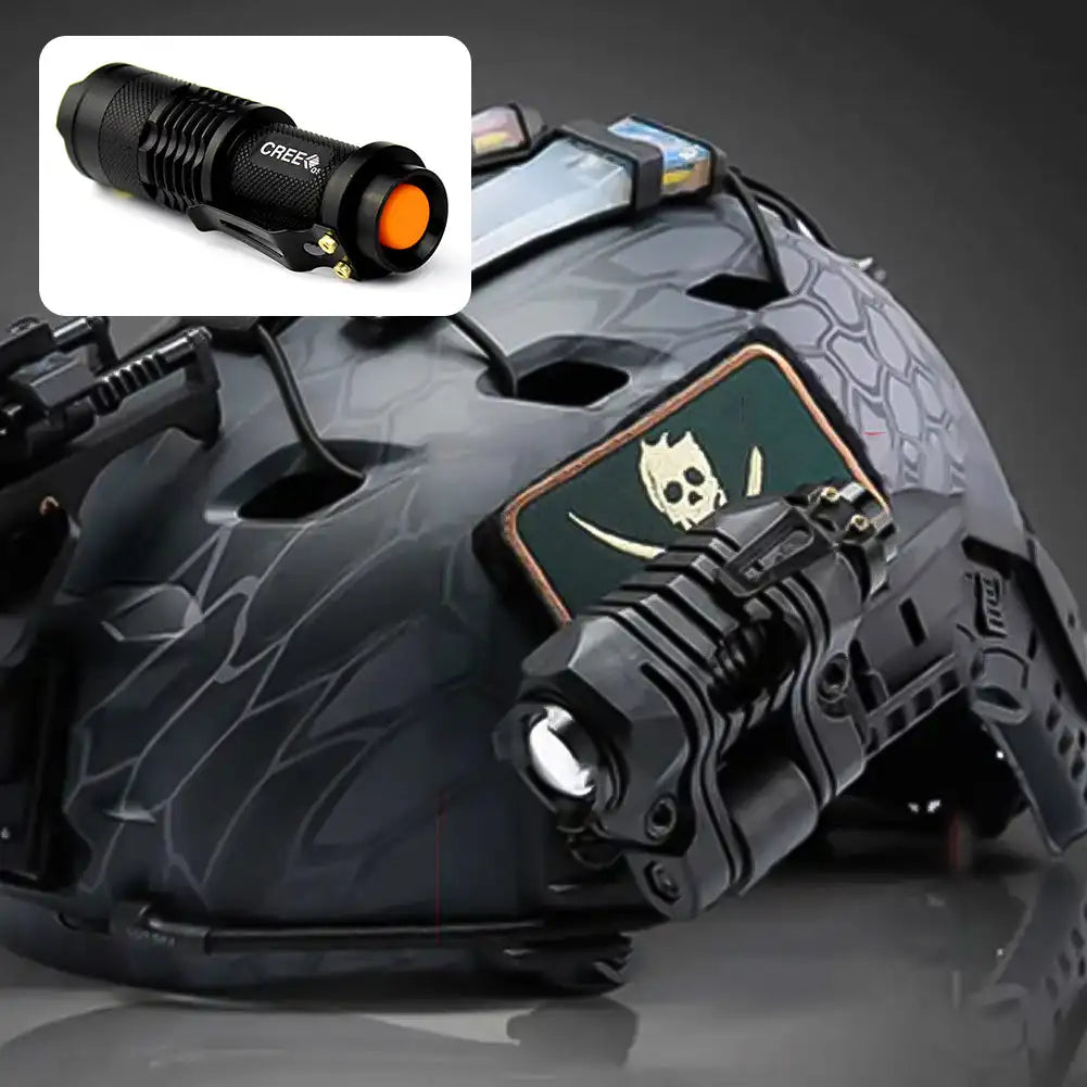 Tactic Airsoft Strobe Consant Momentary Helmet Lamp with White Scout Light Helmet Lamp