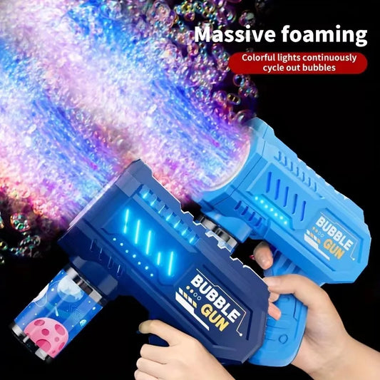 Automatic Bubble Gun Rocket – Kids Outdoor Bubble Machine Toy