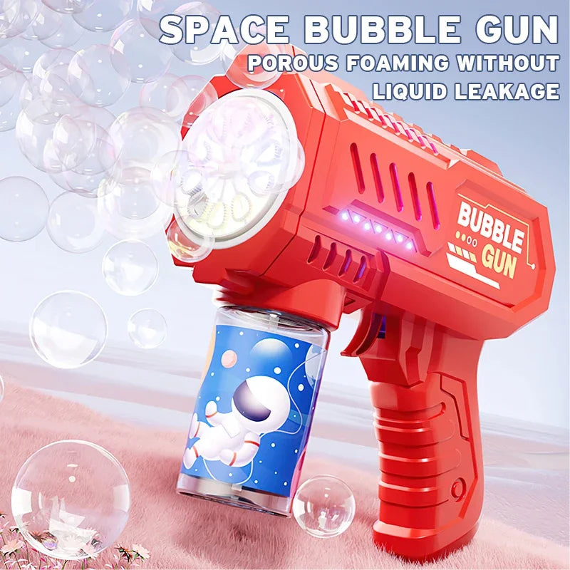 Automatic Bubble Gun Rocket – Kids Outdoor Bubble Machine Toy