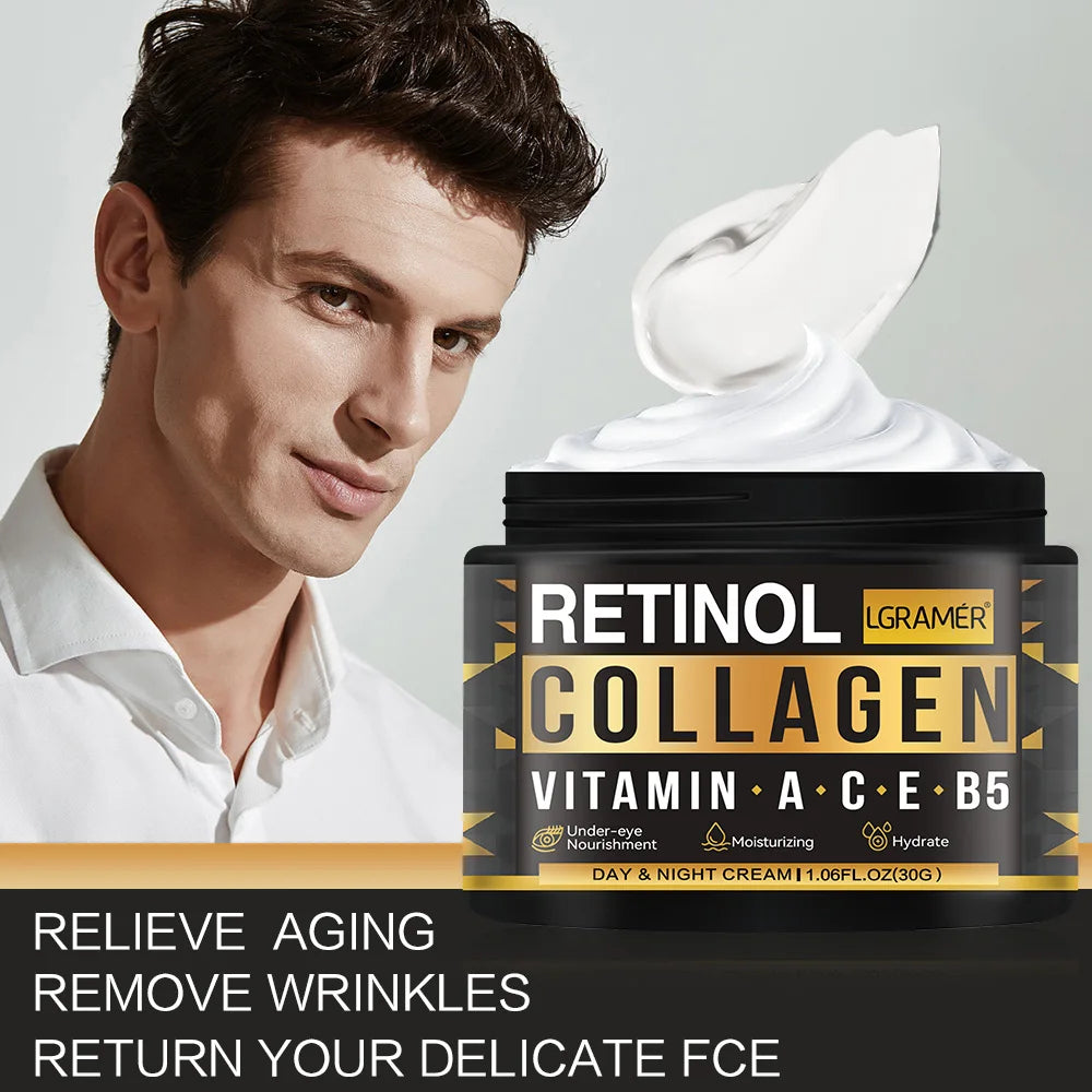 Collagen + Retinol Moisturizer for Men