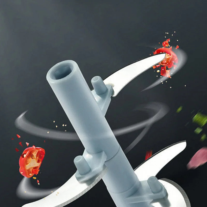 500/900ML Manual Meat Mincer Garlic Chopper Rotate Garlic Press Crusher Vegetable Onion Cutter