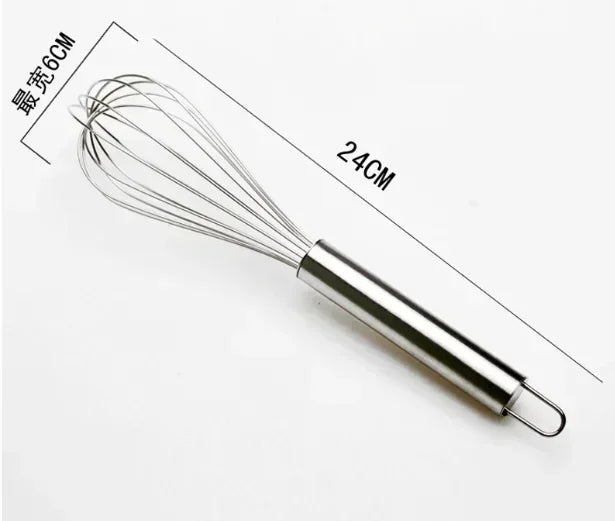 10-inch Stainless Steel Egg Beater & Whisk"